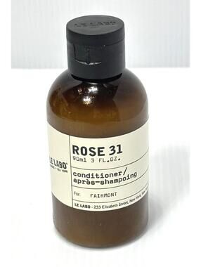 Le Labo Rose 31 Conditioner 3 oz 90ml Fairmont Hotel Travel Size Hair Care